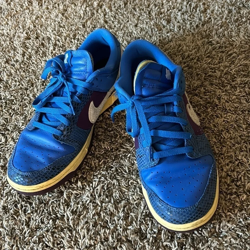 Nike Dunk Low Undefeated 5 On It Dunk vs. AF1 size 10.5
